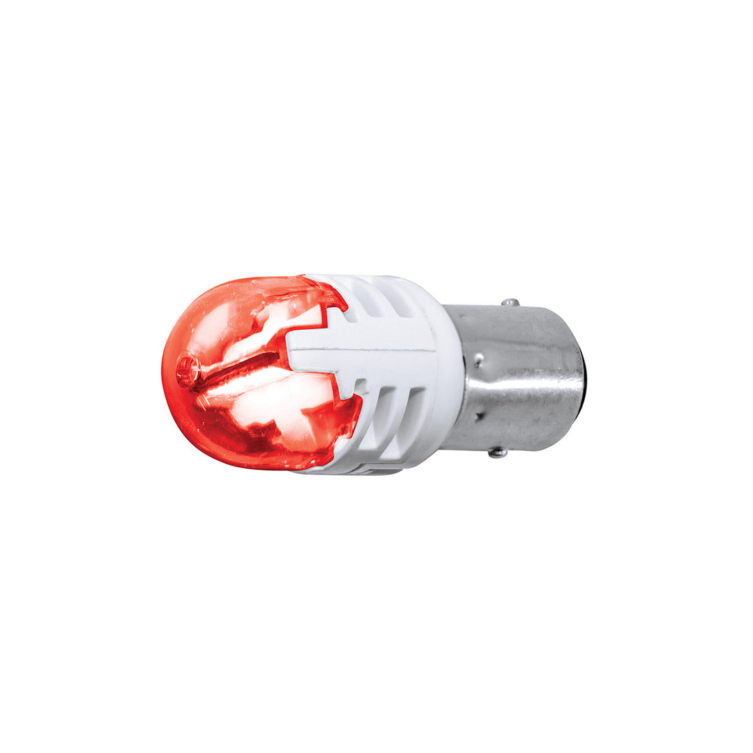 High Power 6 LED 1157 Bulb - Red (Pair)