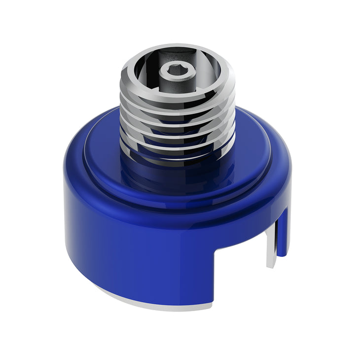 M30 x 3.5 Thread-On Shift Knob Mounting Adapter For Eaton Fuller Style 13/15/18 Shifter - Indigo Blue