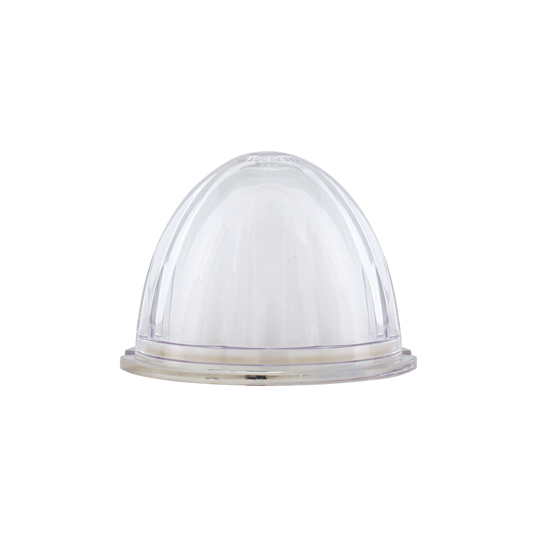 9 LED Dual Function GloLight Watermelon Cab/Auxiliary Light - Red LED/Clear Lens (Bulk)