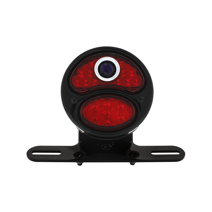 LED "DUO LAMP" Motorcycle Rear Fender Tail Light With Blue Dot