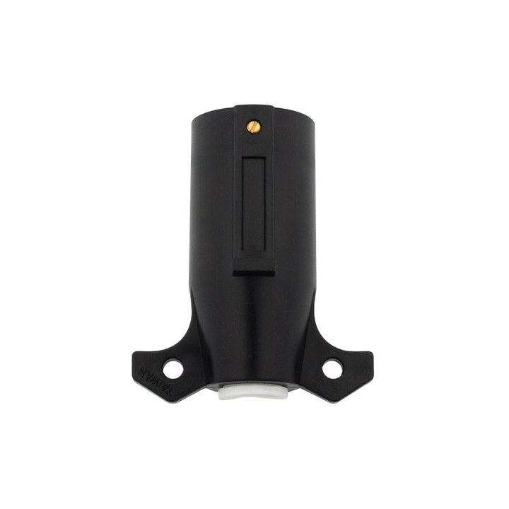 Round 7 - Way Female Connector - Flat Pin