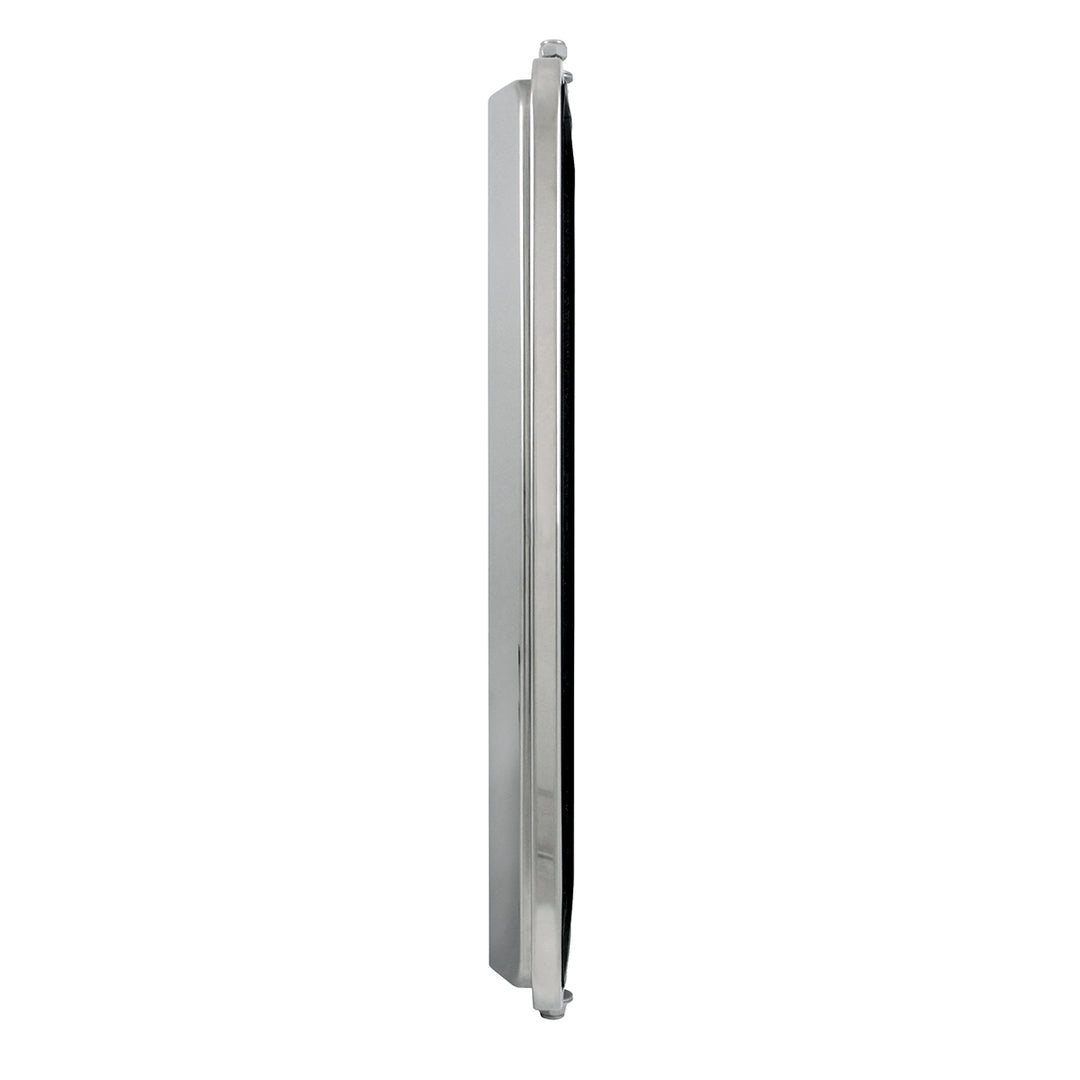 7" x 16" 430 Stainless Steel West Coast Style Mirror - Non Heated