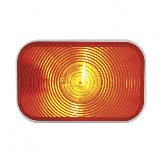 Rectangular Turn Signal Light Kit - Amber Lens