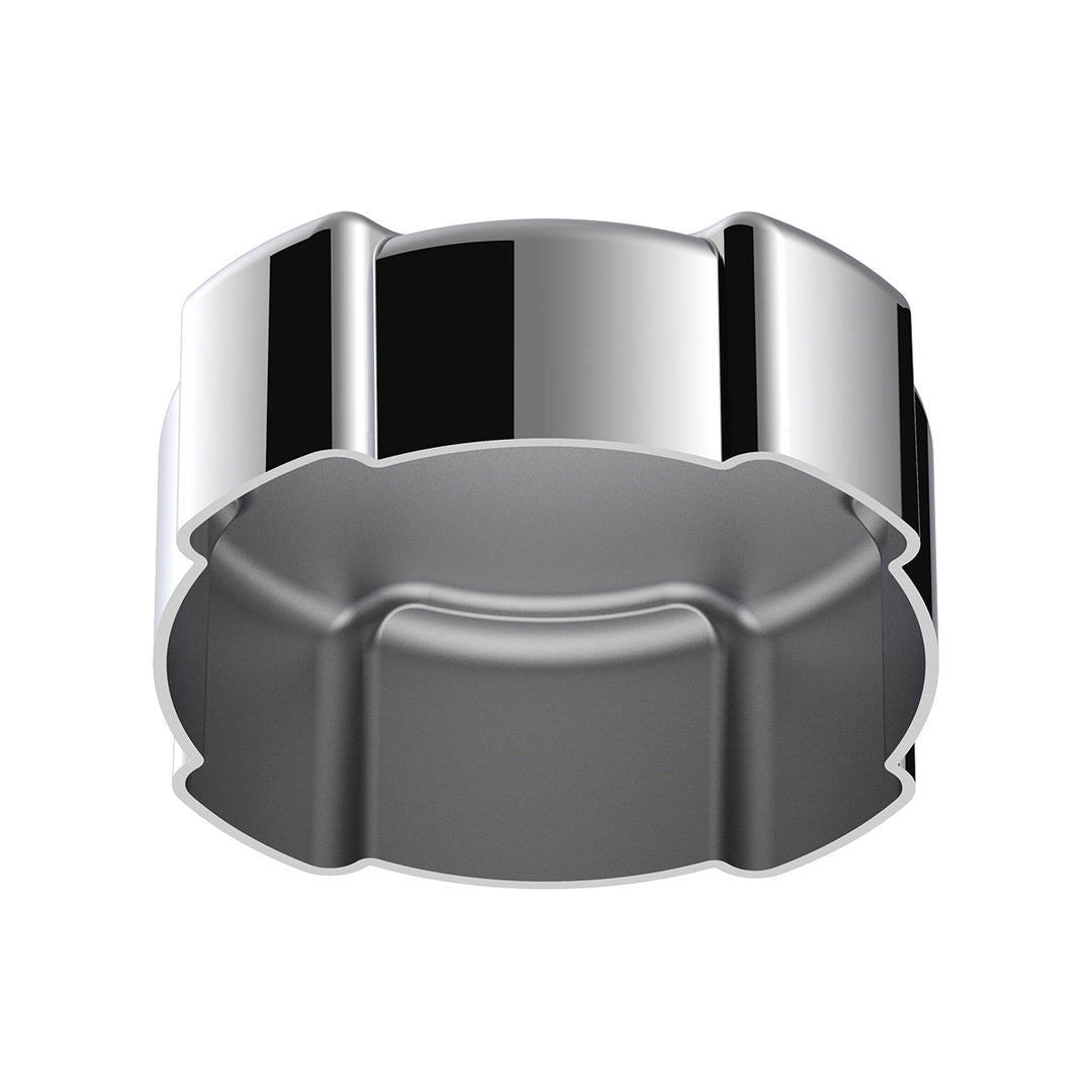 Chrome Plastic Fuel Cap Cover For Freightliner - Non - Locking