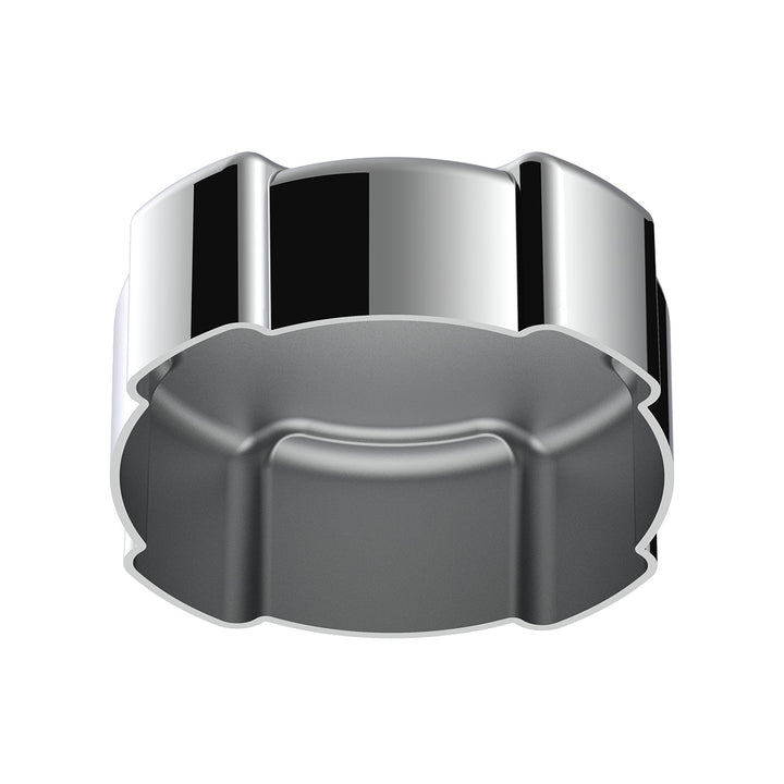 Chrome Plastic Fuel Cap Cover For Freightliner - Non - Locking