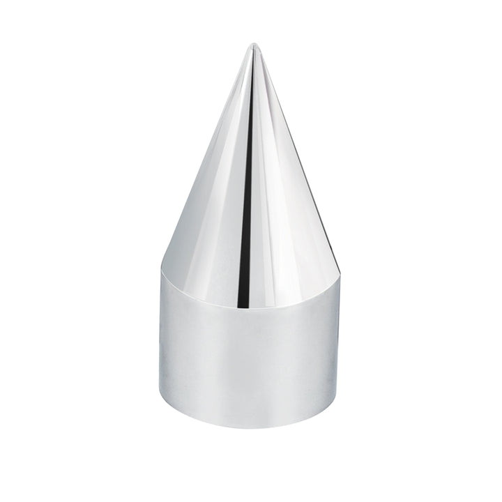 1-1/2" x 4-1/8" Chrome Plastic Spike Nut Covers - Push-On (60-Pack)