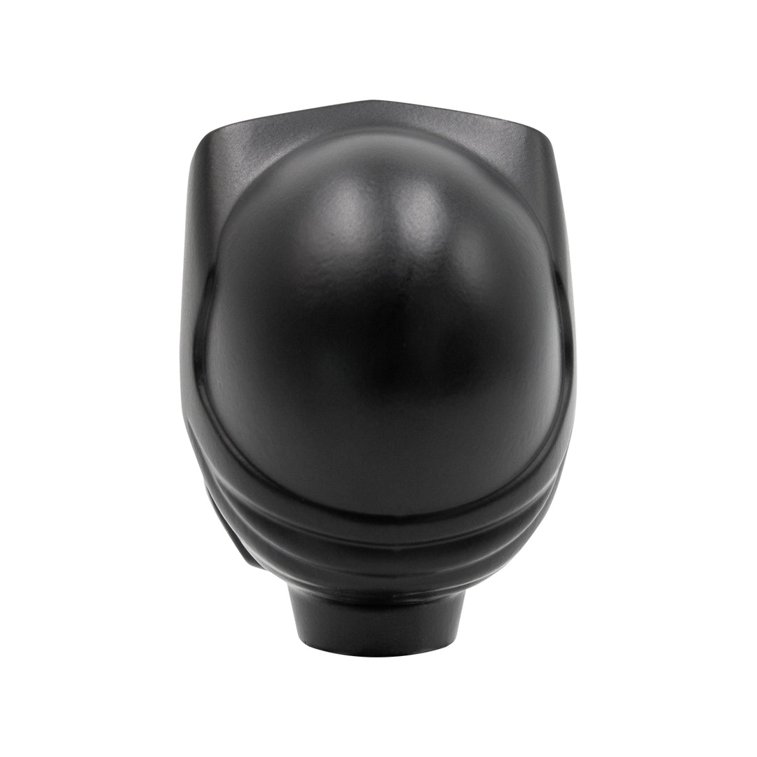Aluminum Skull Biker 1/2" - 13 Thread-On Gearshift Knob - Black (Bulk)