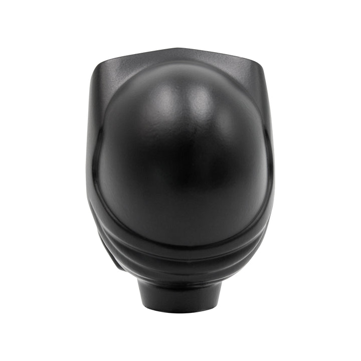 Aluminum Skull Biker 1/2" - 13 Thread-On Gearshift Knob - Black (Bulk)
