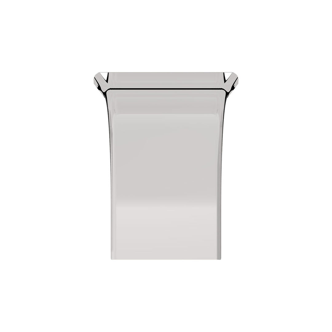 80" 430 Stainless Steel (16ga) Roll Formed Edge Smooth Half Fender/Long Drop - Stainless Steel Series (Pair)