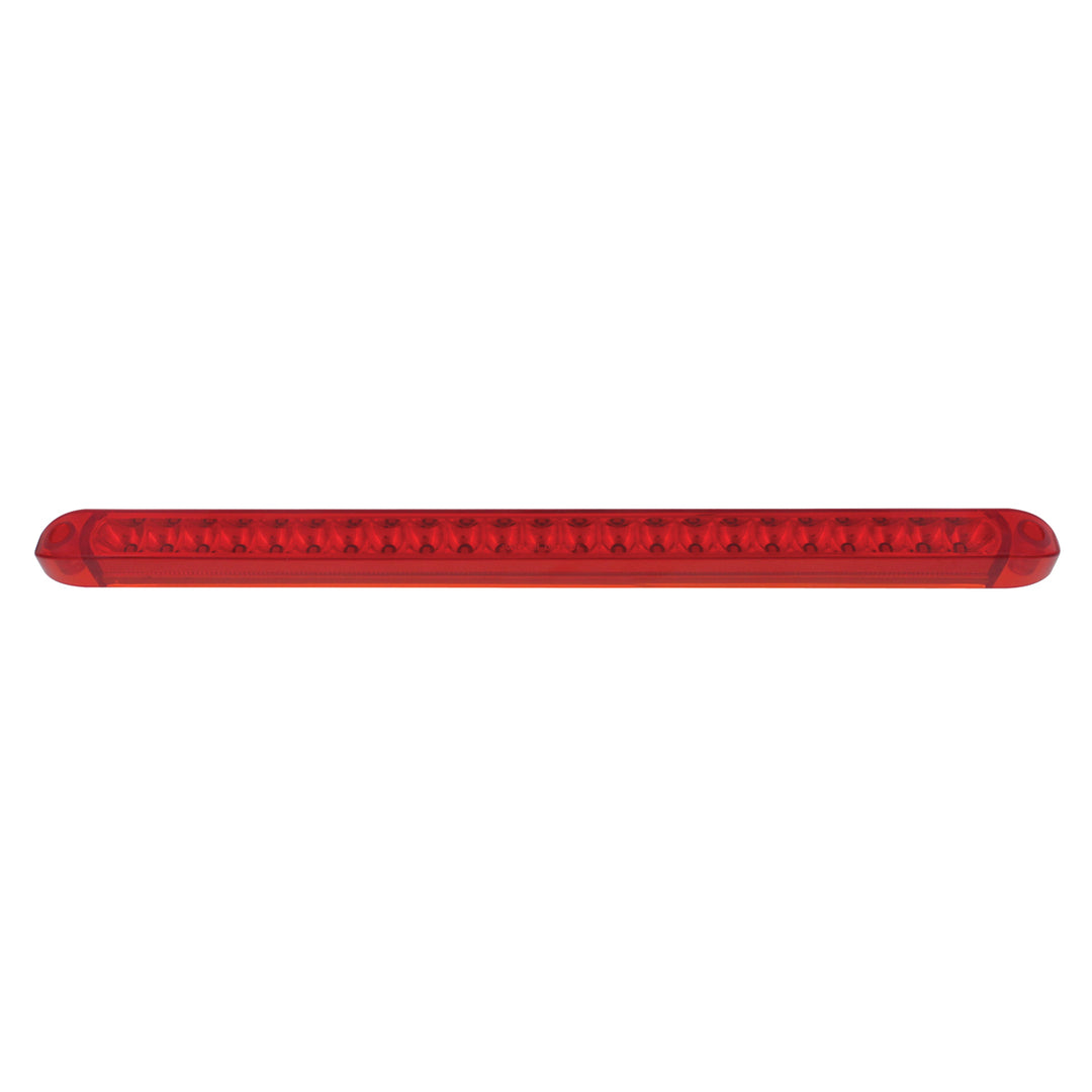 23 SMD LED 17-1/4" Reflector Light Bar Only (Stop, Turn &amp; Tail) - Red LED/Red Lens (Bulk)