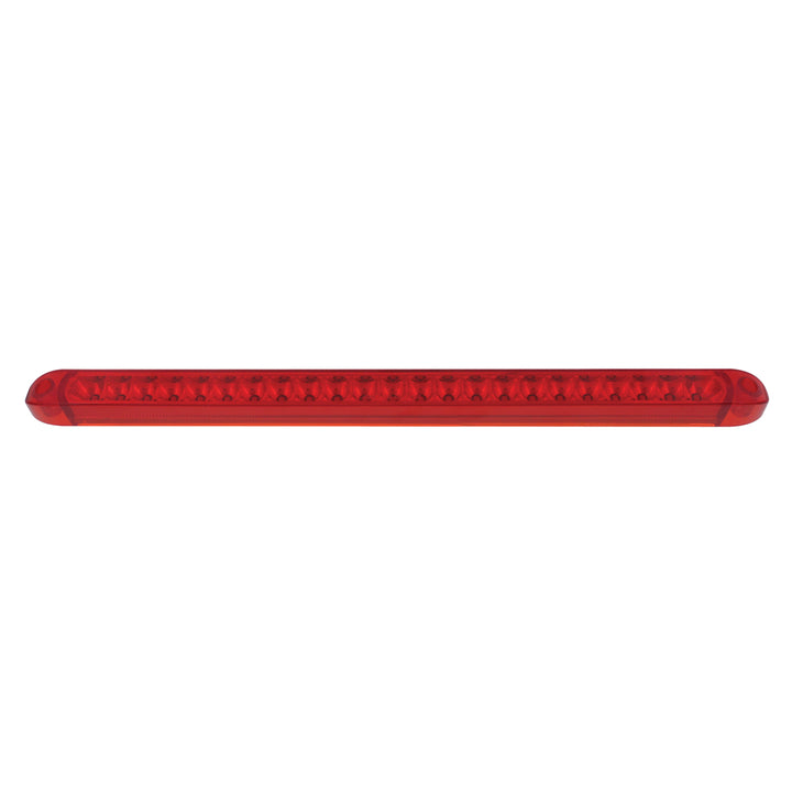 23 SMD LED 17-1/4" Reflector Light Bar Only (Stop, Turn &amp; Tail) - Red LED/Red Lens (Bulk)