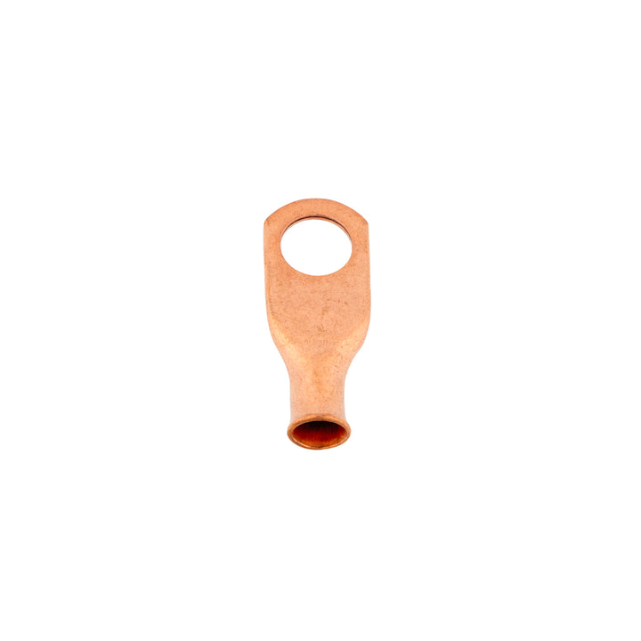 6 AWG 3/8" Stud Seamless Tubular Copper Lug (5-Pack)