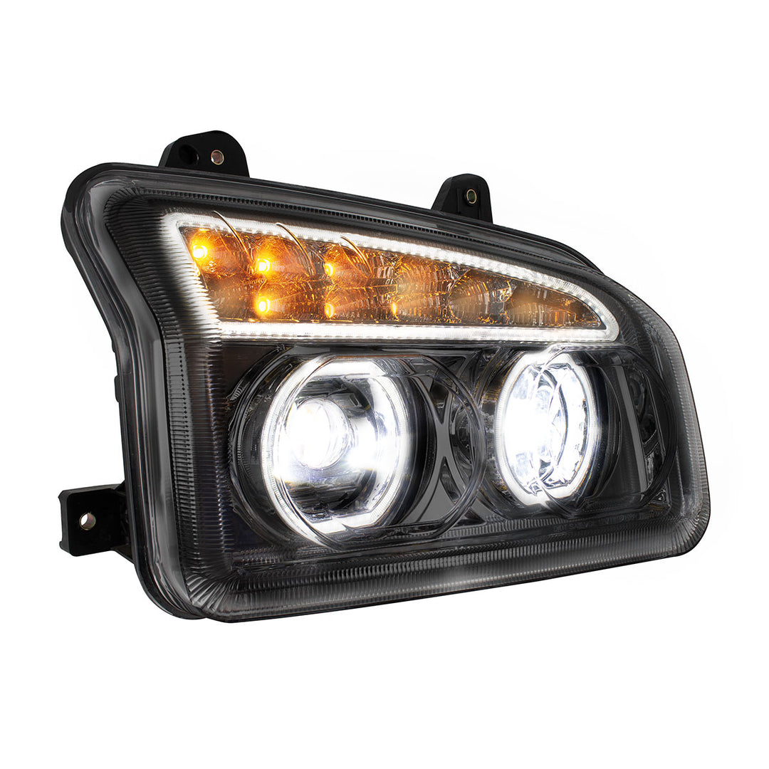 Blackout 11 LED Headlight For 2015-2024 Kenworth T880 - Passenger