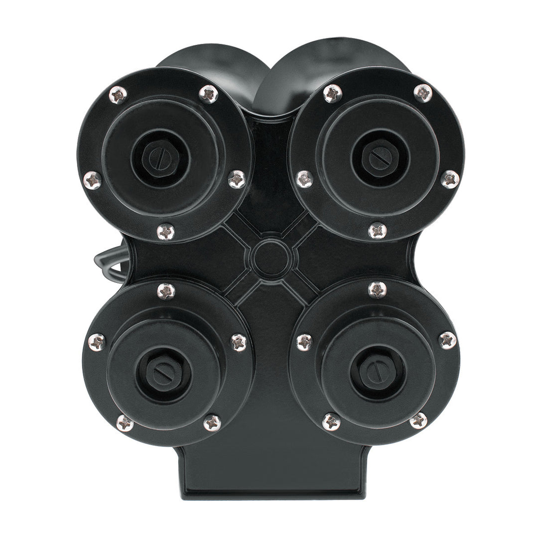 4 Trumpet Mini Train Horn - Black