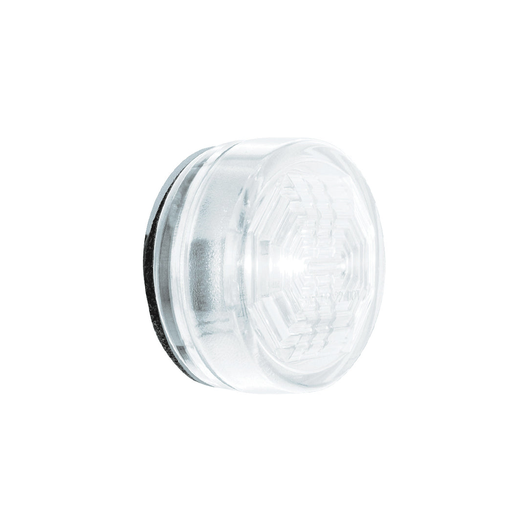 3 LED Oval Auxiliary Light - White LED/Clear Lens