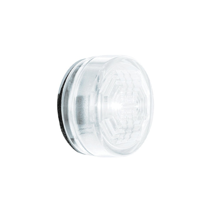 3 LED Oval Auxiliary Light - White LED/Clear Lens