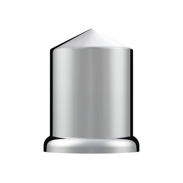 3/4" x 1-1/2" Chrome Plastic Pointed Nut Cover - Push-On