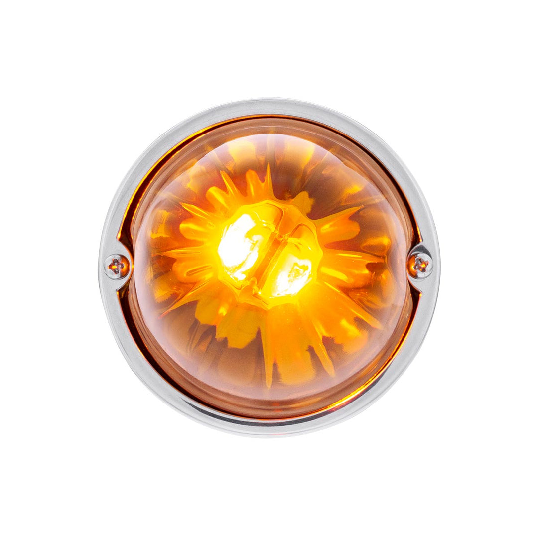 UltraBurst Glass Watermelon Light Flush Mount Kit - Amber LED/Amber Lens