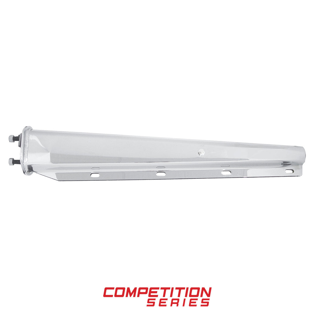 30" Chrome Heavy Duty Mud Flap Hangers - 2-1/2" Bolt Pattern - Competition Series (Pair)