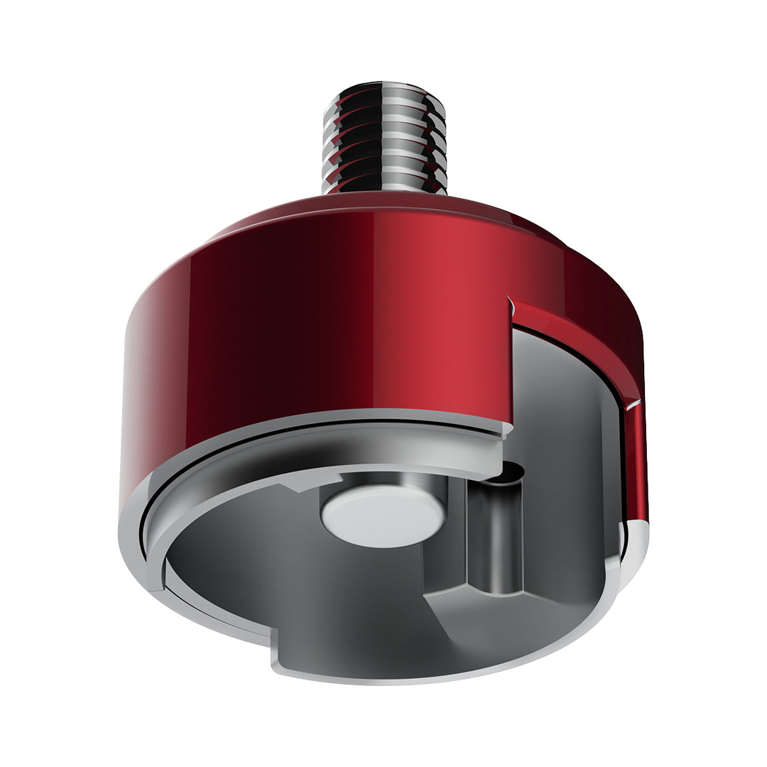 1/2" - 13 Thread-On Shift Knob Mounting Adapter For Eaton Fuller Style 13/15/18 Shifter - Candy Red (Bulk)