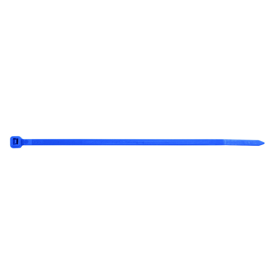 5.5" Blue Nylon Cable Zip Ties 40 Lbs (25-Pack)