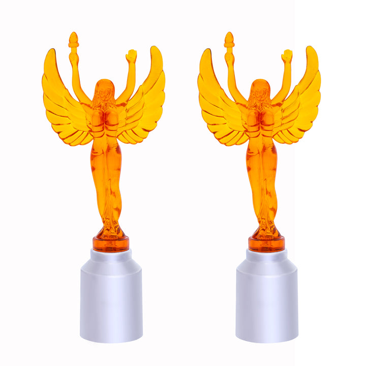 Flying Goddess Bumper Guide Tops - Amber (2-Pack)