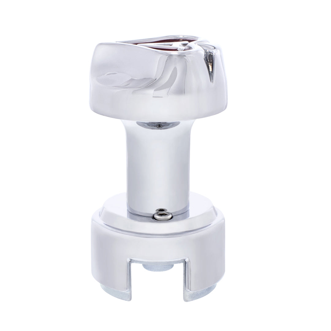 Ace of Spade Thread-On Gearshift Knob With 13/15/18 Speed Adapter - Chrome