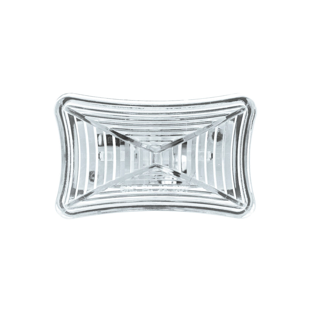3 LED Rectangular Auxiliary Light - White LED/Clear Lens