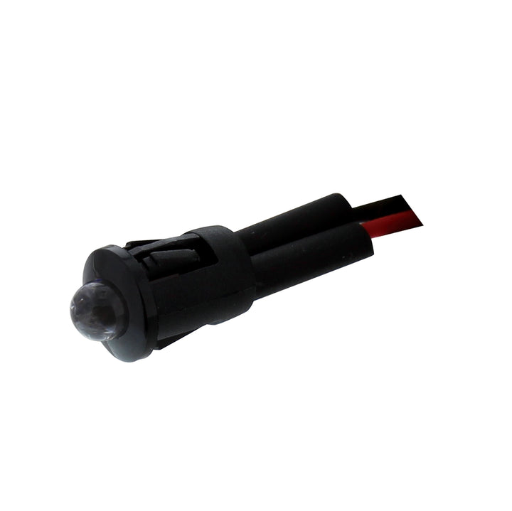 Single LED Snap - In Indicator Light - Blue/Clear (Bulk)
