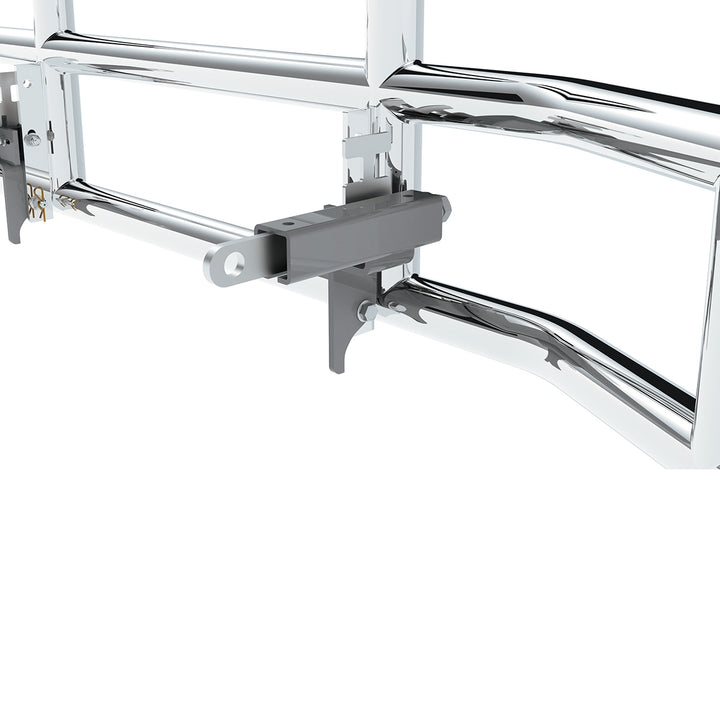 HighwayShield I10 - 304 Stainless Steel Grille Guard &amp; Bracket Kit For 2022-2025 PB 579 &amp; KW T680