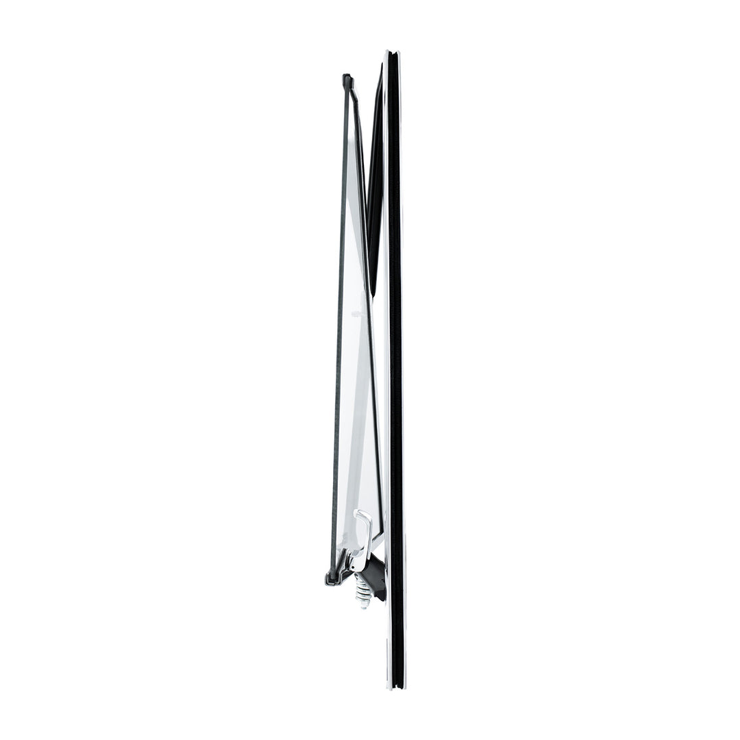 Vent Window Assembly Chrome Frame Without Tinted Glass For 1966-77 Ford Bronco - L/H