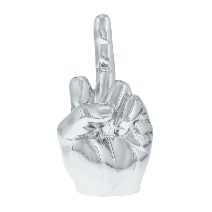 Finger Hood Ornament - Chrome