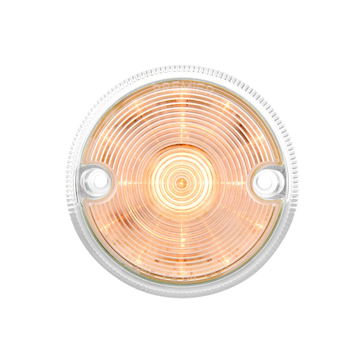 15 LED 3" Series 2 Light Only For Double Face Light Housing - Amber LED/Clear Lens