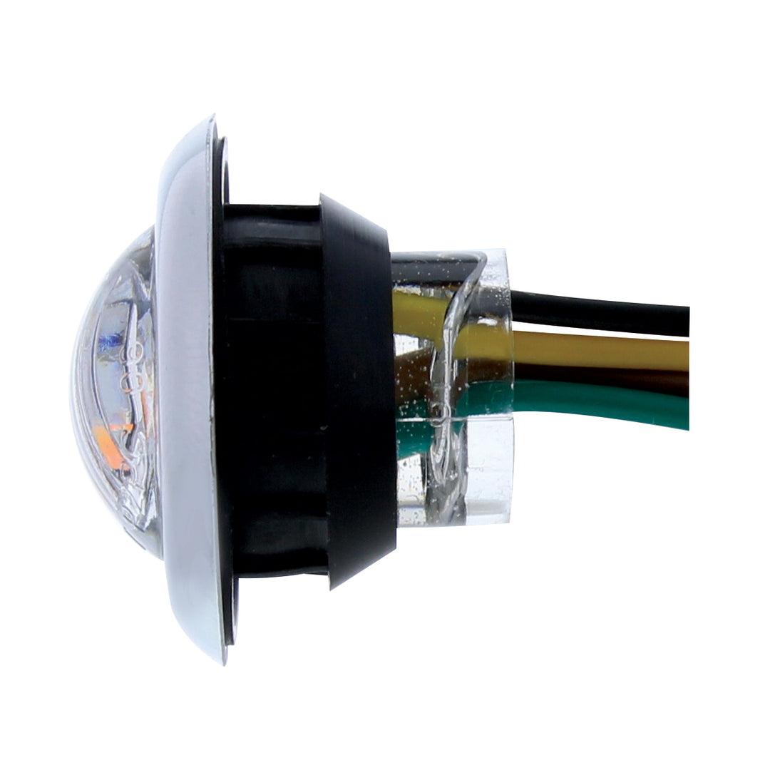3 LED 3/4" Mini Double Fury Light (Clearance/Marker) - Amber LED/Red LED