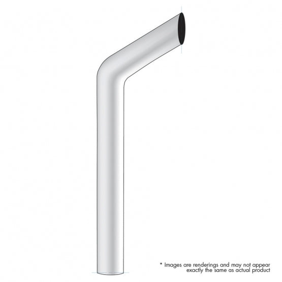 6" Bull Plain Bottom Exhaust - 120" L
