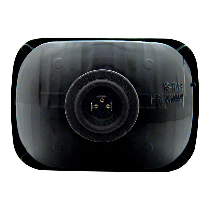 5" x 7" Crystal Rectangular Headlight, Glass Lens
