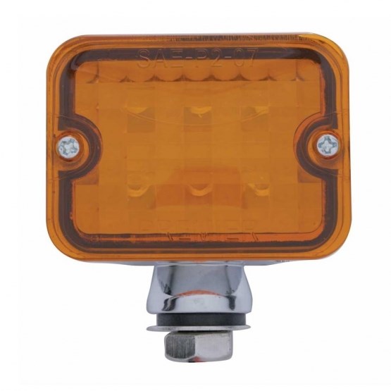 6 LED Medium Rod Light - Amber LED/Amber Lens