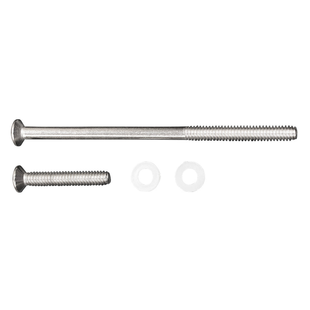 Stainless 1 Long &amp; 1 Short Bus Light Mounting Screws