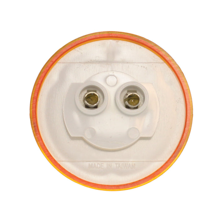 9 LED 2" Round Reflector Light (Clearance/Marker) - Amber LED/Amber Lens