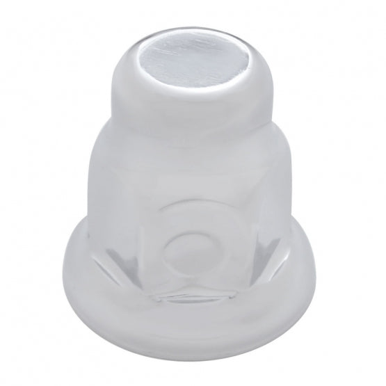 33mm X 2" Chrome Steel Tall Nut Cover With Flange