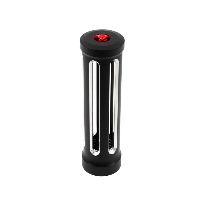 M30 x 3.5 Thread-On Sonoma Style Gearshift Knob - Red Crystal/Matte Black