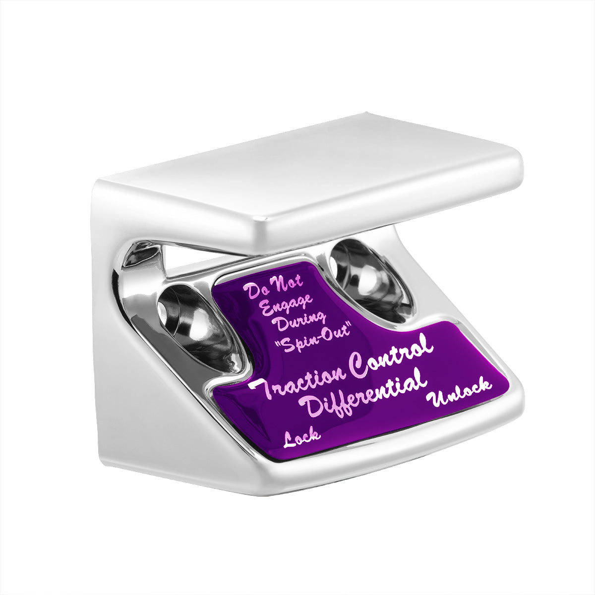"Traction Control Differential" Switch Guard With Purple Sticker