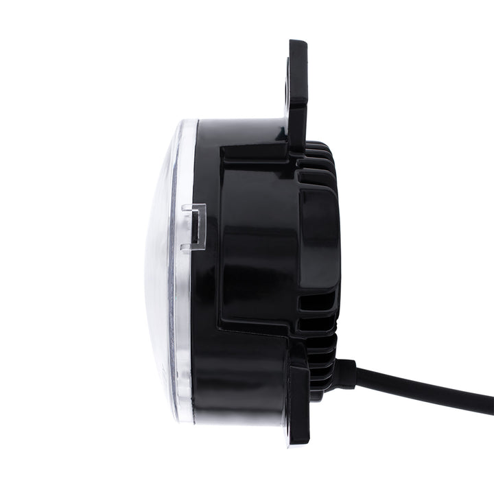 9 LED Projector Fog Light With LED Position Lights For Peterbilt 579/587 &amp; Kenworth T660 - Chrome