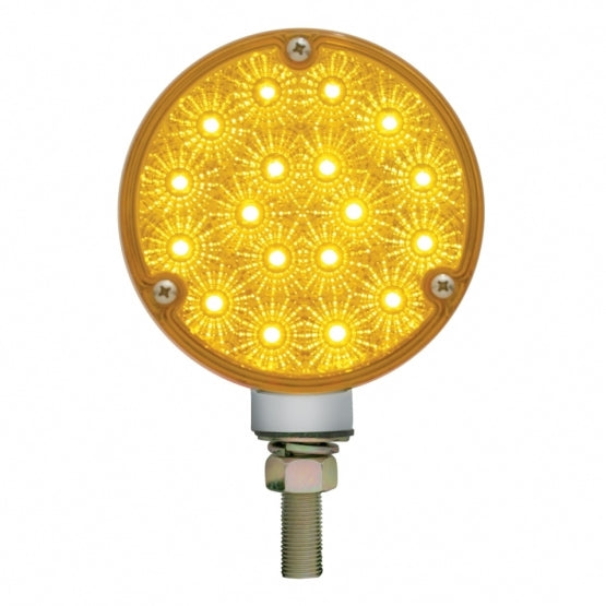 36 LED Reflector Double Face Turn Signal Light - Amber &amp; Red LED/Amber &amp; Red Lens