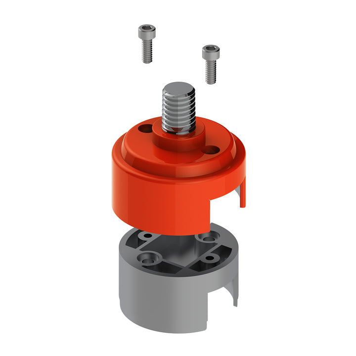 1/2" - 13 Thread-On Shift Knob Mounting Adapter For Eaton Fuller Style 13/15/18 Shifter - Cadmium Orange (Bulk)