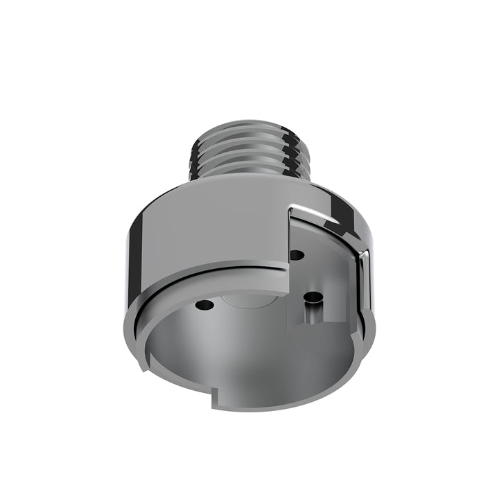 M30 x 3.5 Thread-On Gearshift Knob Chrome Mounting Adapter For Eaton Fuller Style 13/15/18 Speed - Vertical (Bulk)