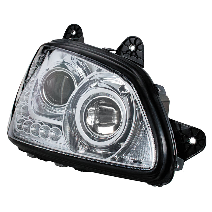 Chrome Projection Headlight Assembly For 2008-2017 Kenworth T660 - Passenger