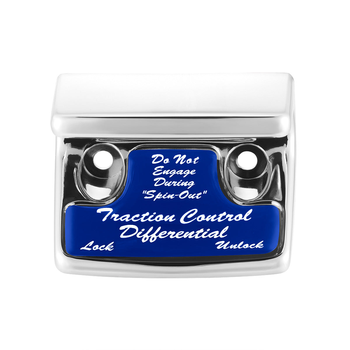 "Traction Control Differential" Switch Guard With Blue Sticker