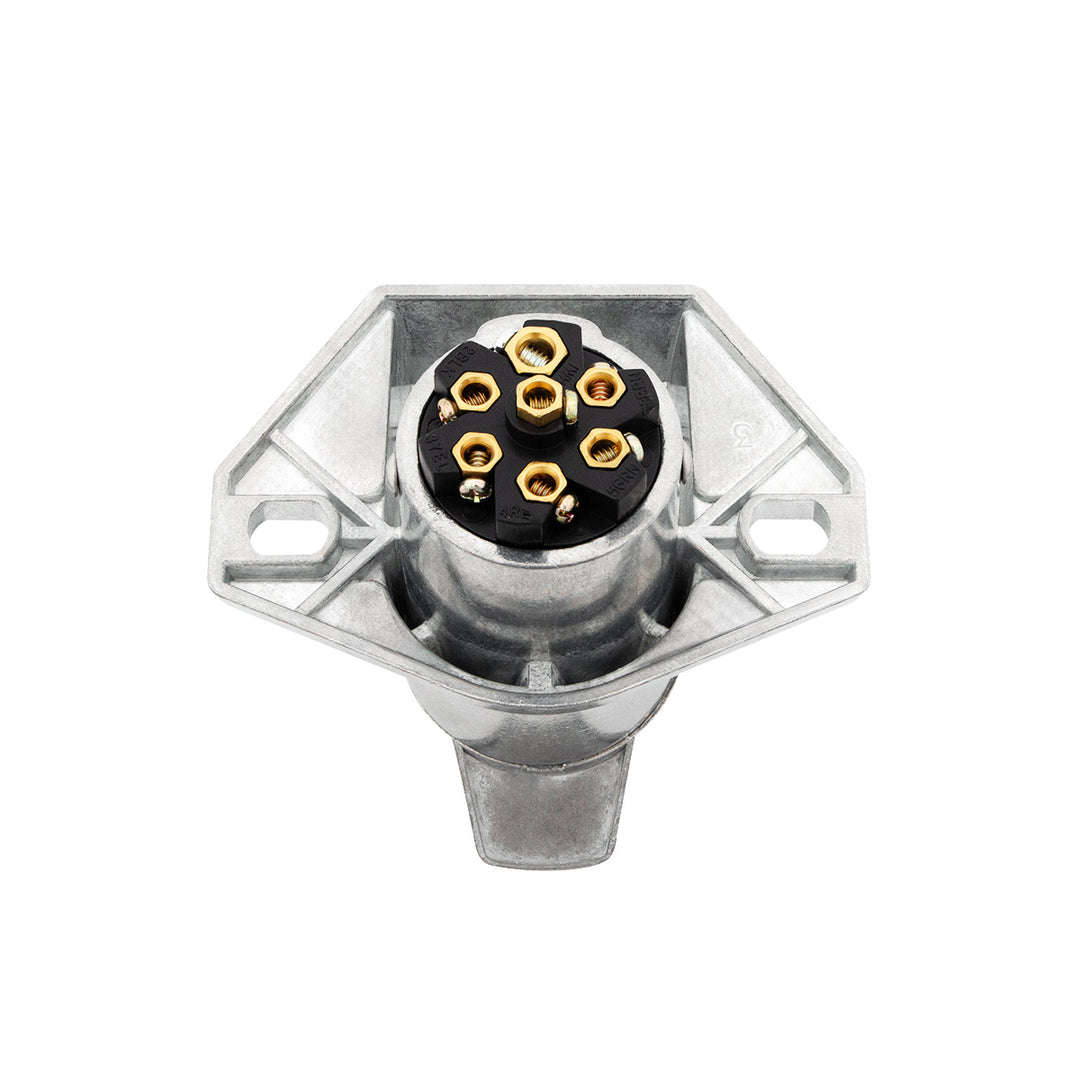 Round 7 - Way Male Connector - Split Pin