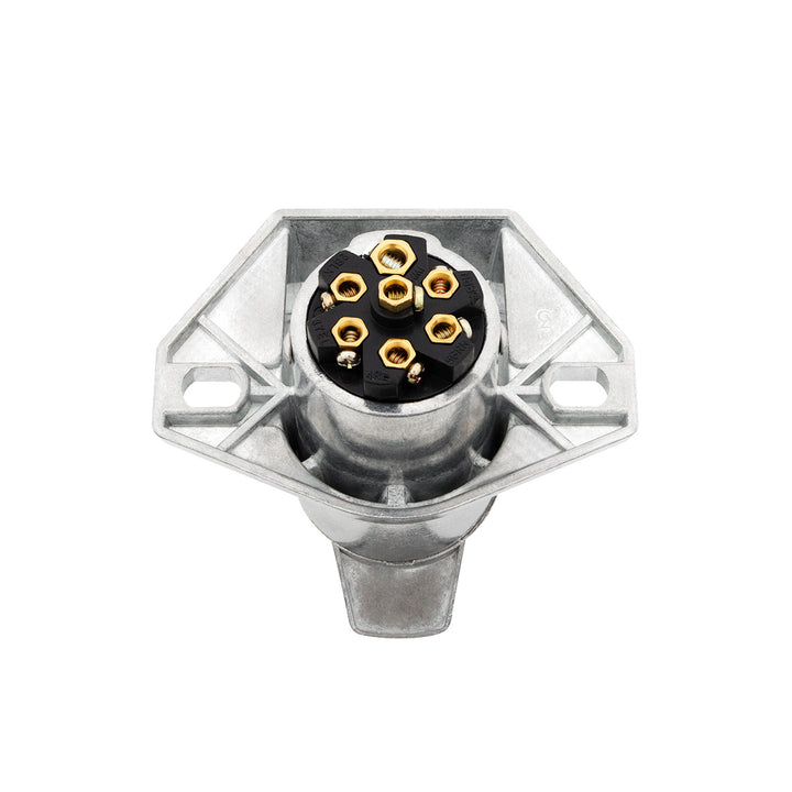 Round 7 - Way Male Connector - Split Pin